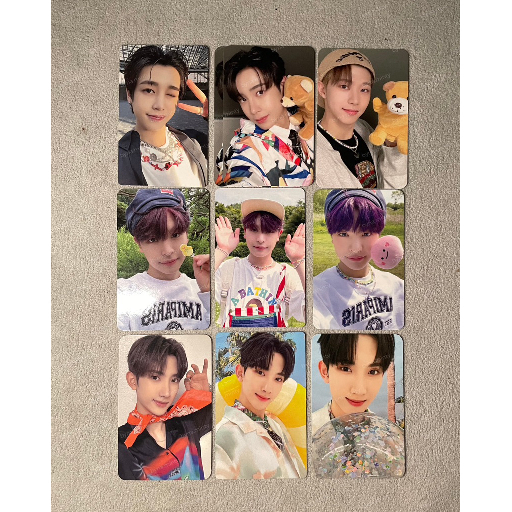 xikers hunter hyunwoo seeun yechan photocard