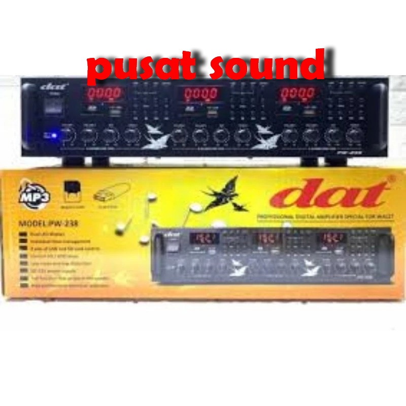 Amplifier Walet Dat PW 238  / PW238 Original Time Digital Charger Aki - Mesin Panggil Walet