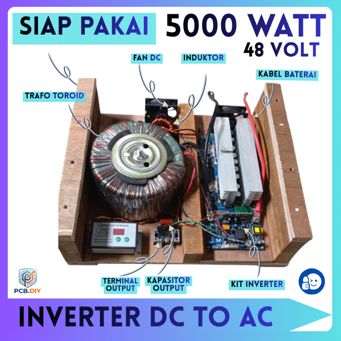 INVERTER LF TOROID 48V 5.000 WATT 5000w
