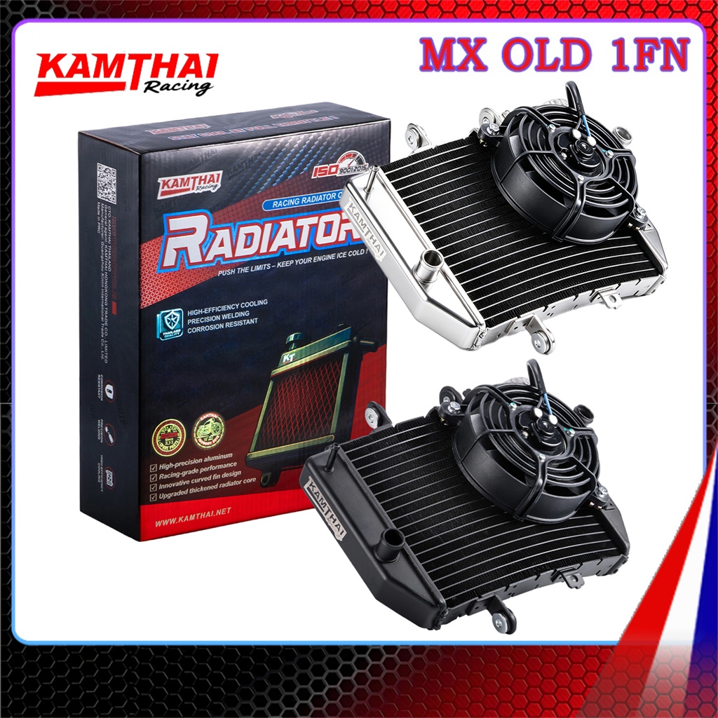 KAMTHAI Racing Radiator Hitam Perak Jupiter MX Old MX New Radiator Big Besar Jumbo 1 Kipas