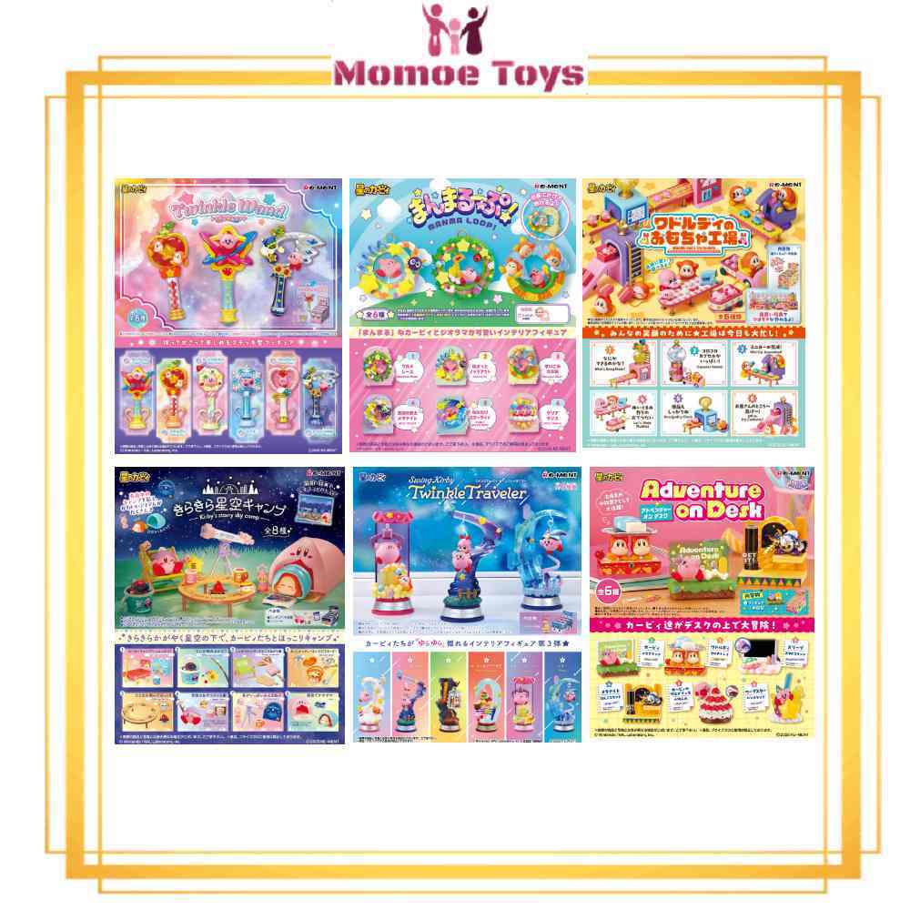 Re-ment Miniature Kirby / Re-ment Kirby Manma Loop / Re-ment kirby Adventure of Desk / Miniature Kir