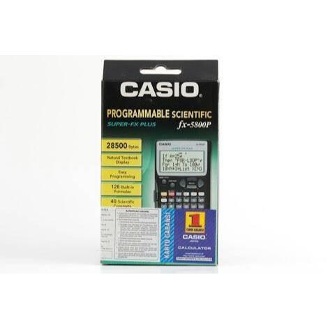 [KOTA MEDAN] CASIO FX-5800P - Scientific Kalkulator kpmpatibel ilimiah /untuk ilmuwan fx5800 fx5800p