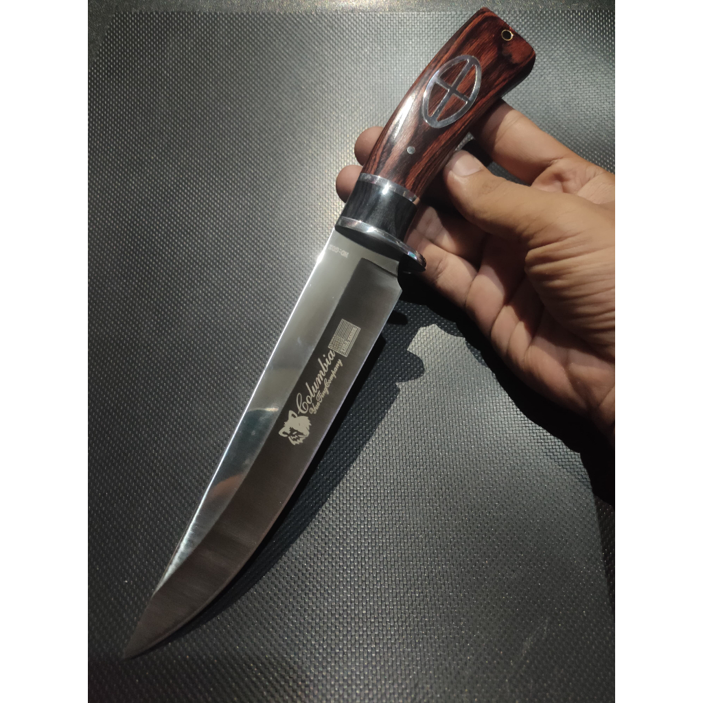 Pisau Survival Columbia G02 Camping Bushcraft Outdoor