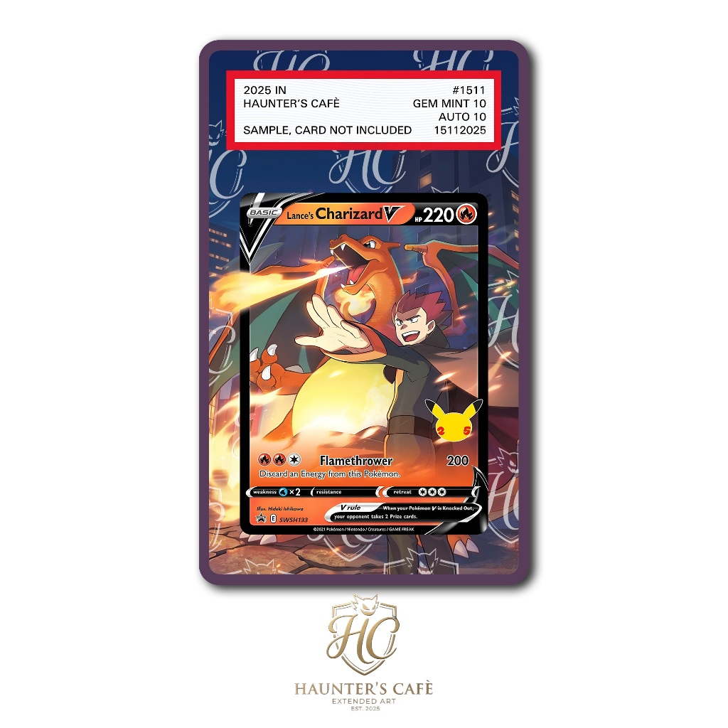 Lance's Charizard V #SWSH133 Pokemon Celebrations (Custom Extended Art)