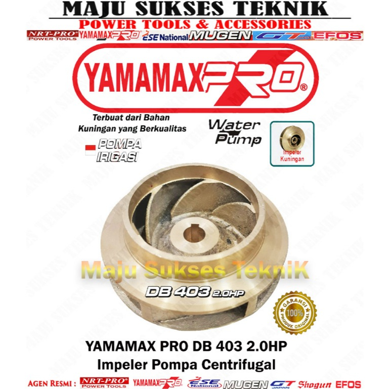 Impeler / Kipas Pompa Sentrifugal Centrifugal 3 Inch Pompa Air Irigasi Pertanian 3" YAMAMAX PRO DB 4