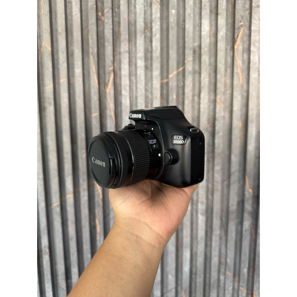 [KAMERA DSLR] CANON EOS 3000D BLACK MULUS SECOND BERGARANSI ORIGINAL