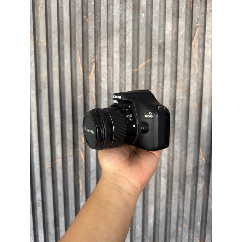 [KAMERA DSLR] CANON EOS 4000D BLACK MULUS SECOND BERGARANSI ORIGINAL