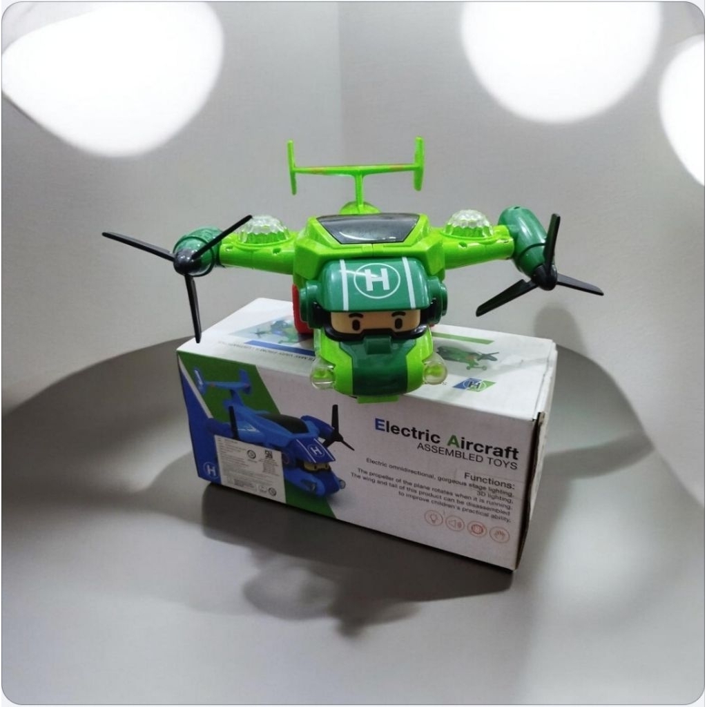 Robocar Poli Pesawat Carry Carrier 3688B (377)