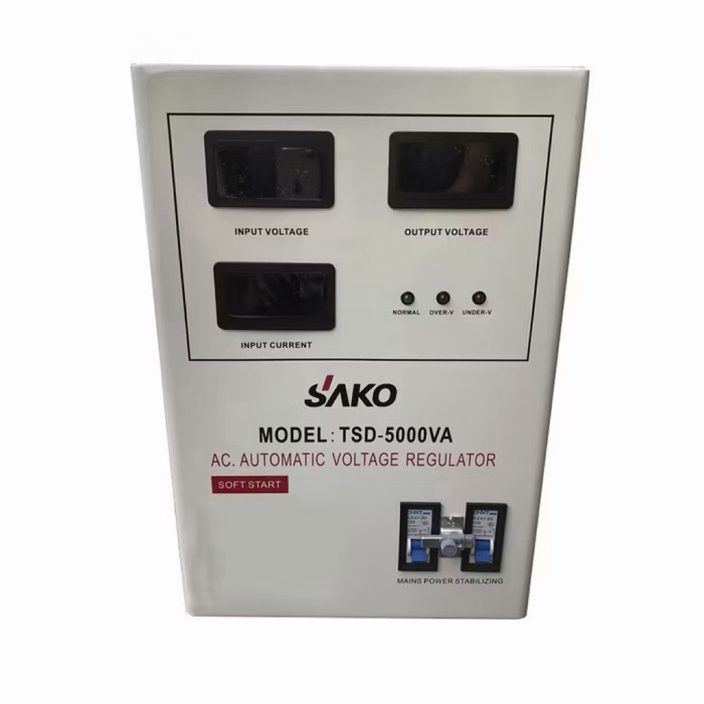 Stabilizer Listrik SAKO TSD-5000VA LED Digital / Stabil 5000 VA / 5000 Watt