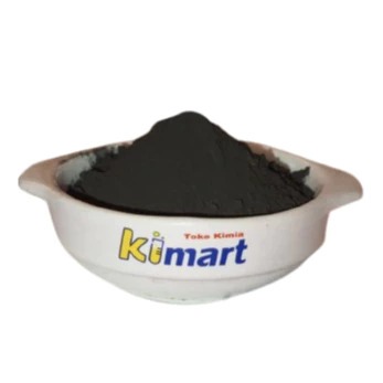 Mangan Dioxide (MnO2) serbuk hitam halus MnO2 ±92% | Serbuk Hitam Bahan Keramik, Kaca, Baterai & Met