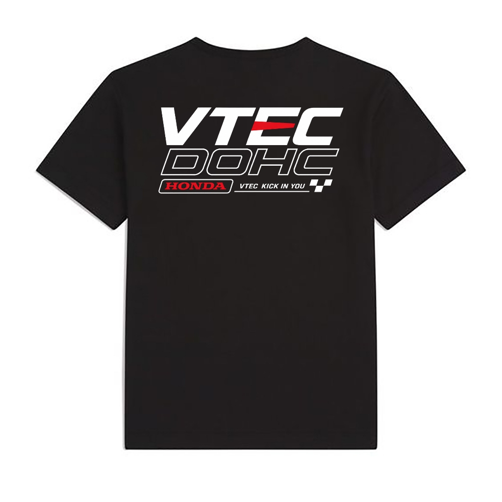 kaos vtec DOHC Honda / kaos honda gank / kaos otomotif vtec dohc / kaos honda vtec
