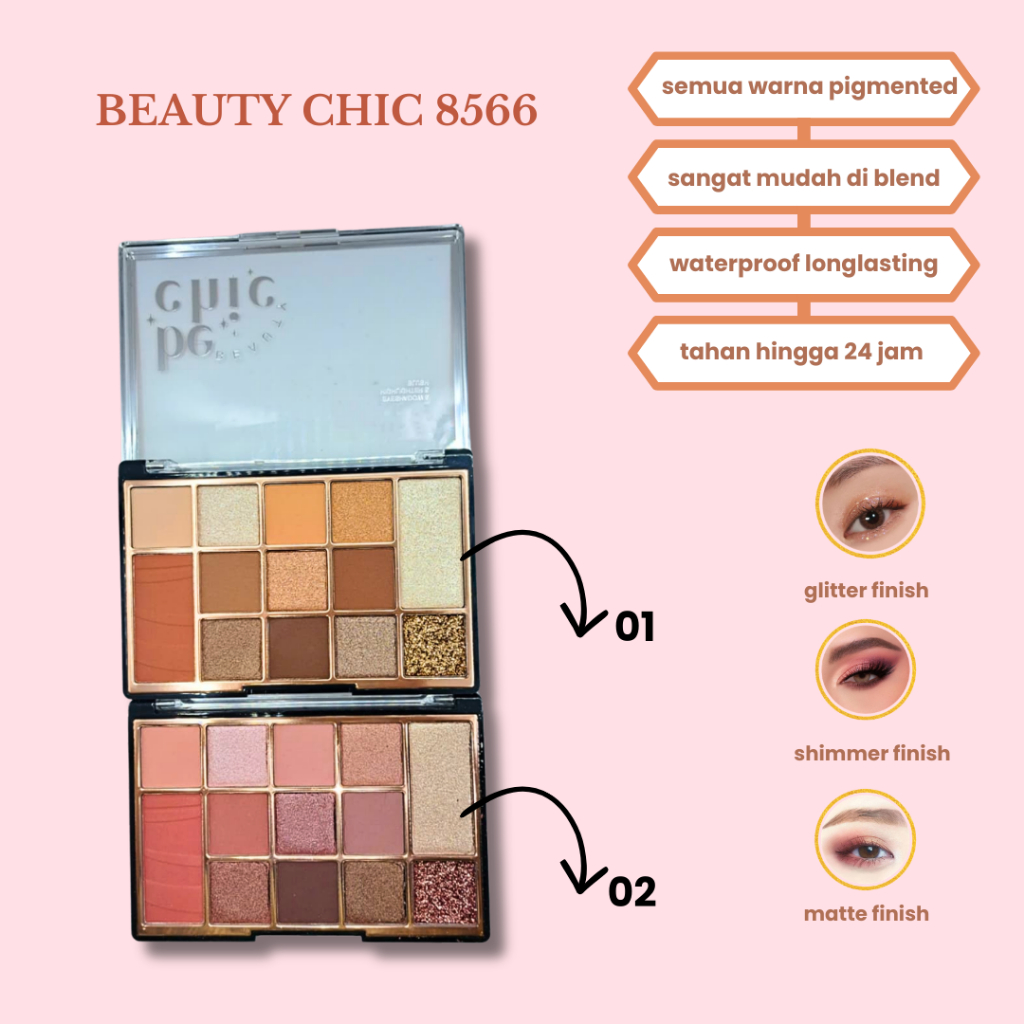 DISKONEYESHADOW PALETTE I JUST ADORE YOU  820/NUDE 12 WARNA 8208/GRACE 8330/BE CHIC 8566