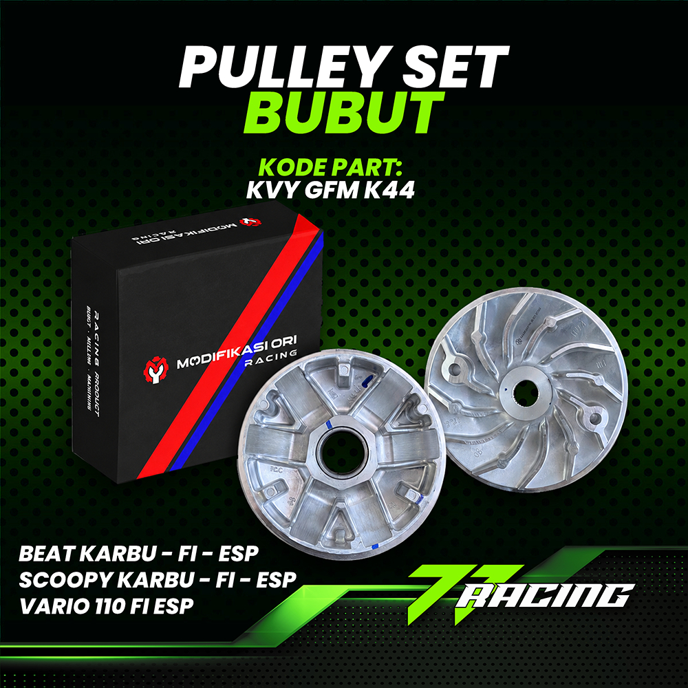 Rumah Roller Vario Beat Scoopy FI ESP PULLEYSET CUSTOM BUBUT, (BEAT DELUXE-GENIO-SCOOPY 2021, BEAT F