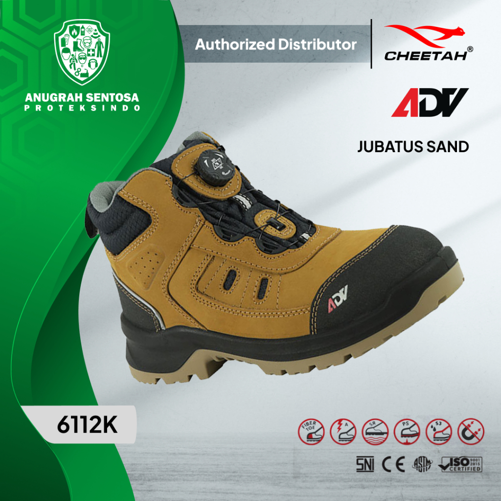 Sepatu Safety CHEETAH 6112K Safety Shoes S3 ADV Jubatus