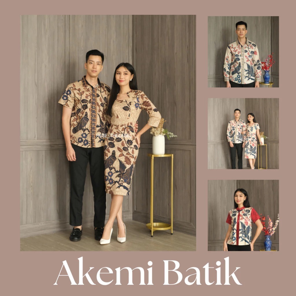 HEBEBATIK - Akemi Batik Cheongsam ( Available Couple Dewasa & Anak )