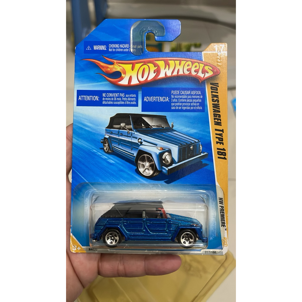 Hot Wheels VW Type 181 Biru