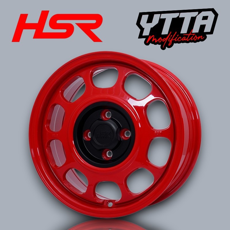 Velg Mobil Look Clasic Kualitas HSR WHEEL Type HSR KLG R15 Lebar 6,5 Lubang 4 Bervarian Warna