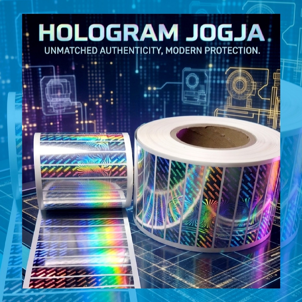 Custom Stiker Segel Hologram SECURITY