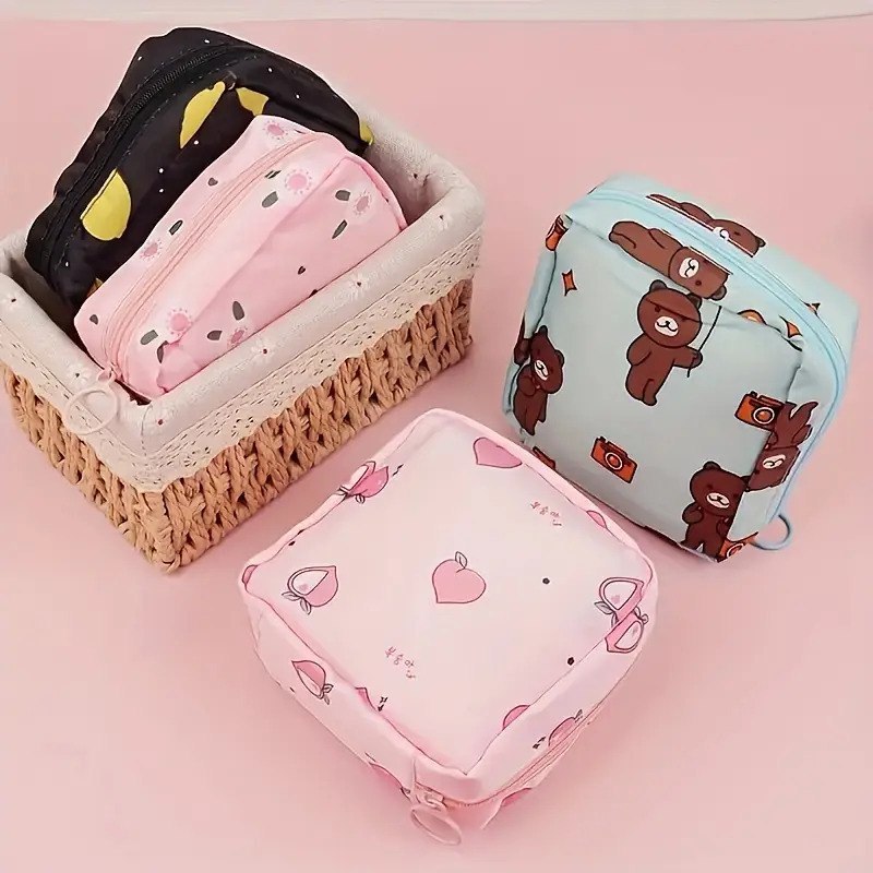 •YF• PC2240 Tas Travel Motif Pouch Makeup Waterproof Organizer Skincare Serbaguna Resleting