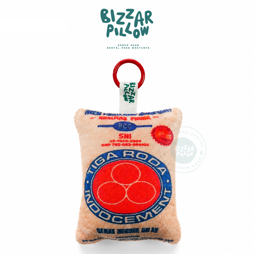Bizzarpillow Gantungan Kunci Motif Semen BZ420