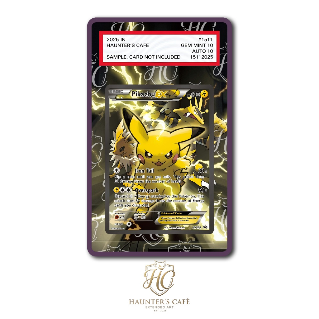 Pikachu EX #XY124 Pokemon Promo (Custom Extended Art)