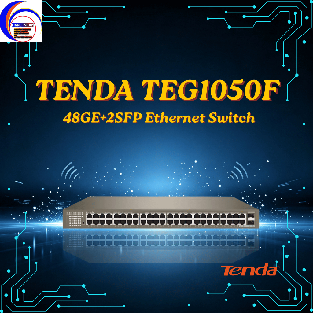 Tenda TEG1050F 48GE+2SFP Ethernet Switch Gigabit 48 Port
