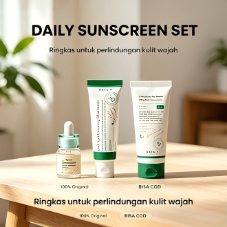 AXIS‑Y Complete No‑Stress Physical Sunscreen 50ml Sunblock Wajah SPF50+ PA++++ Tanpa White Cast Kuli