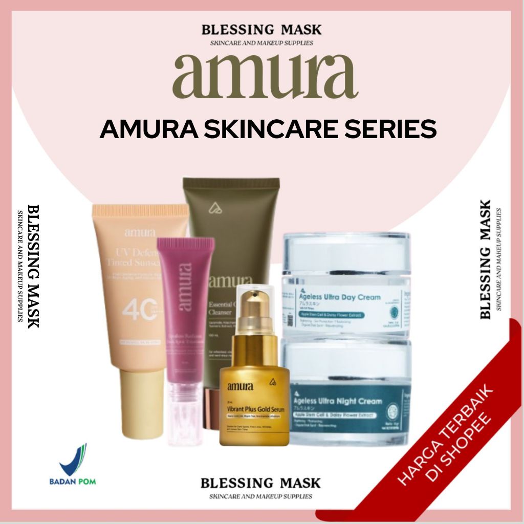 Amura Skincare Series Perawatan wajah | Blessingmask