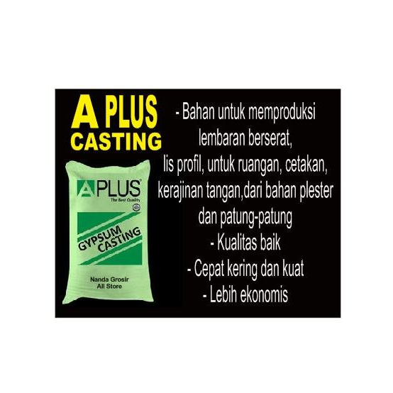 Gypsum casting kemasan 18 kg