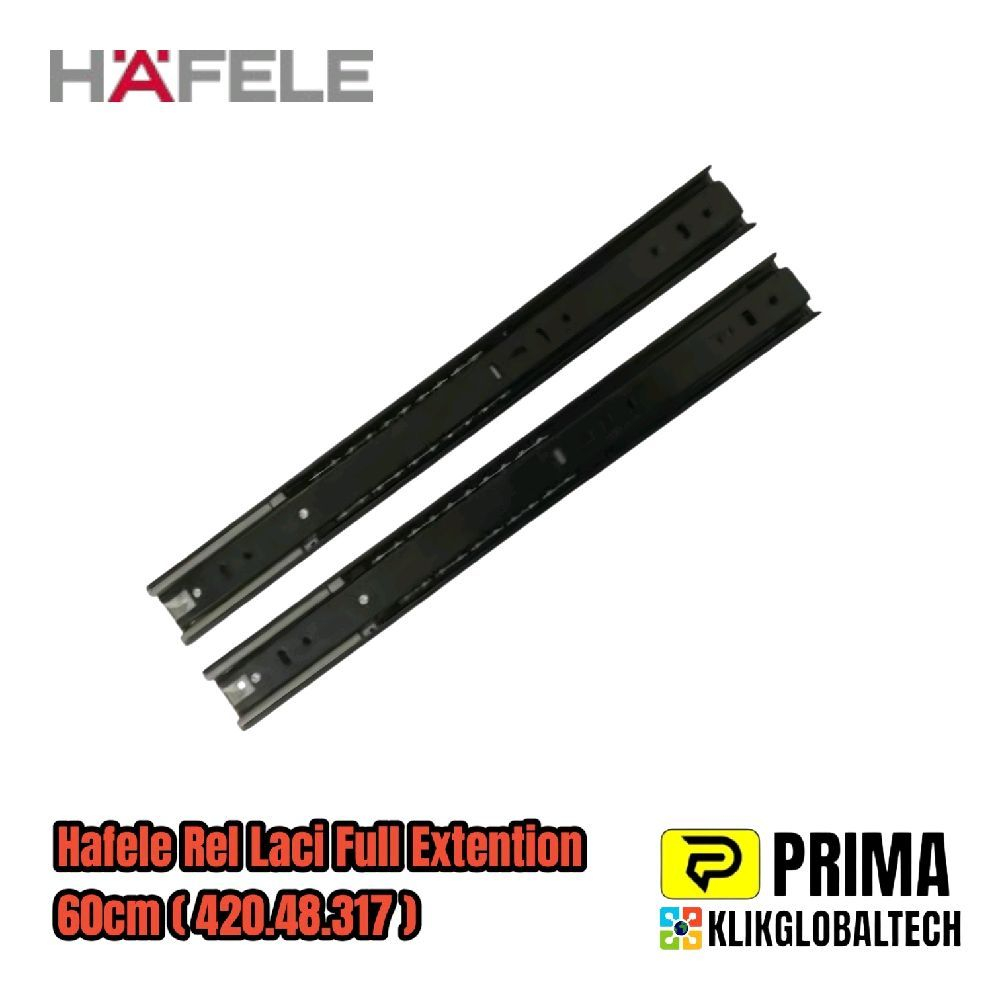 HAFELE REL LACI DOUBLE TRACK 60CM / Rel Laci Full Extention Double Track Ball Bearing Slide 60cm Leb