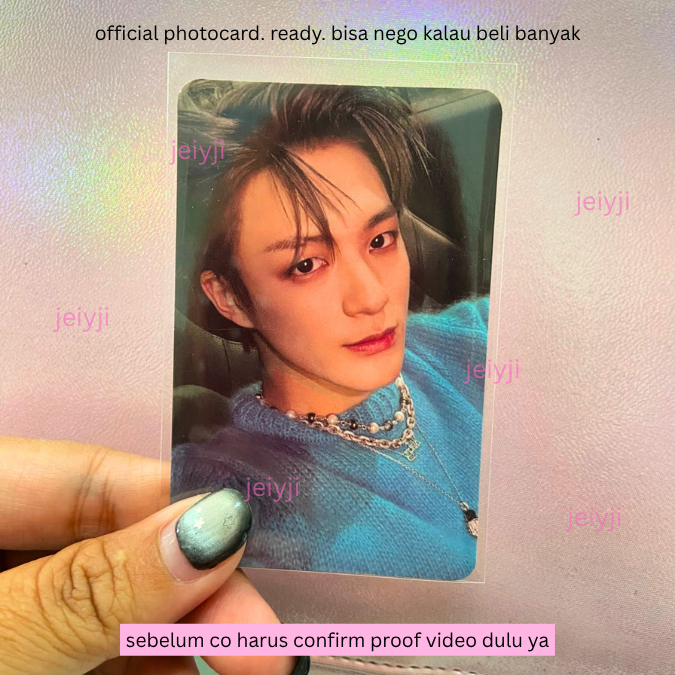 nct official photocard - lee jeno universe dreaming luggage pc nct dream