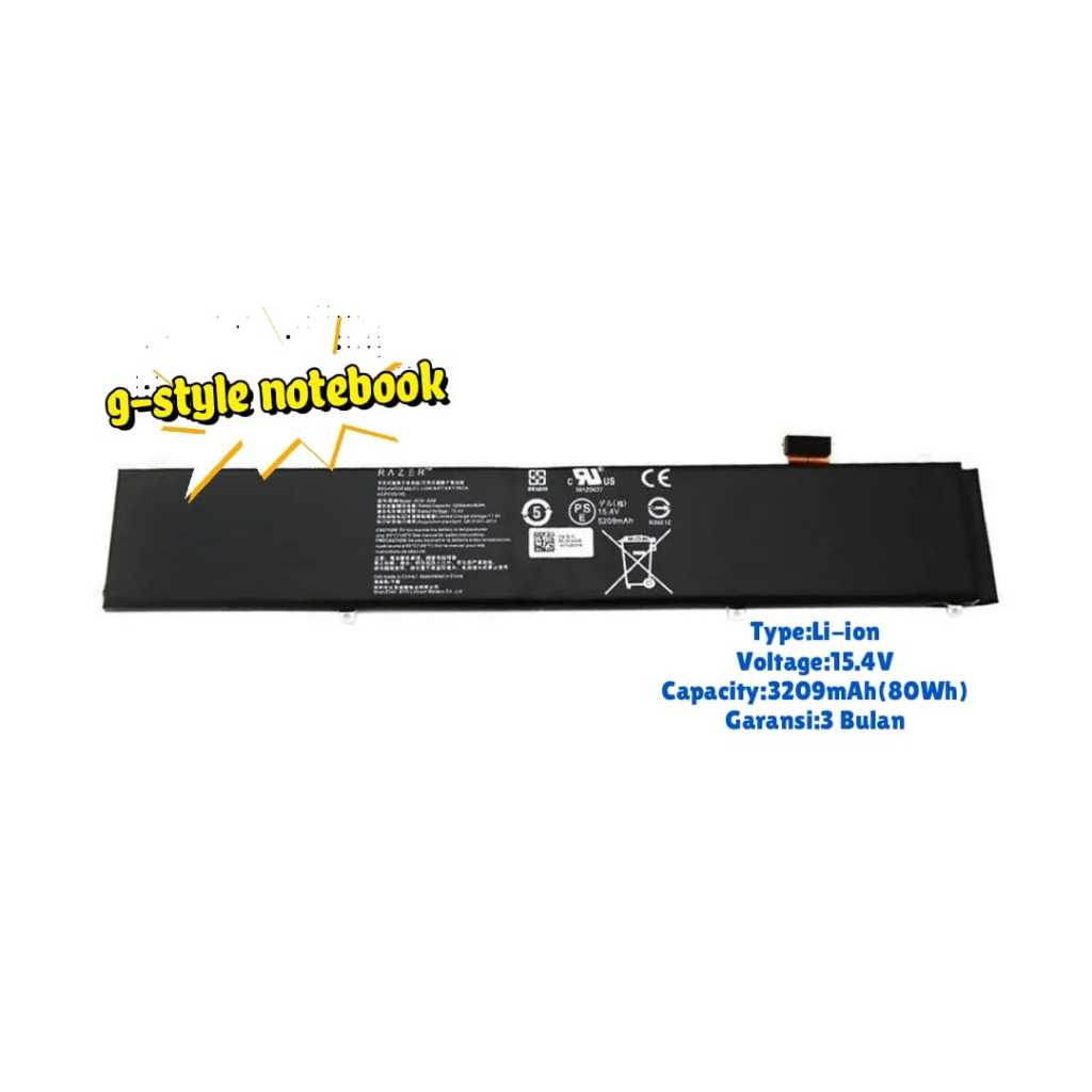 Baterai Laptop Razer Blade 15 Advanced RC30-0248 Original