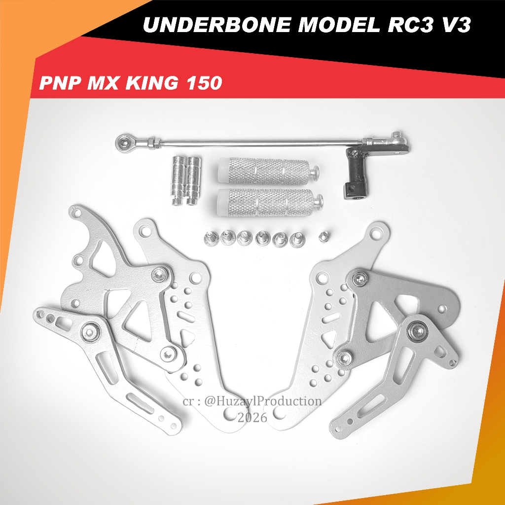 Underbone MX King 150 Model RC3 V.3 Footstep Underbone Yamaha Jupiter MX King Y15ZR Exciter RC3 V.3