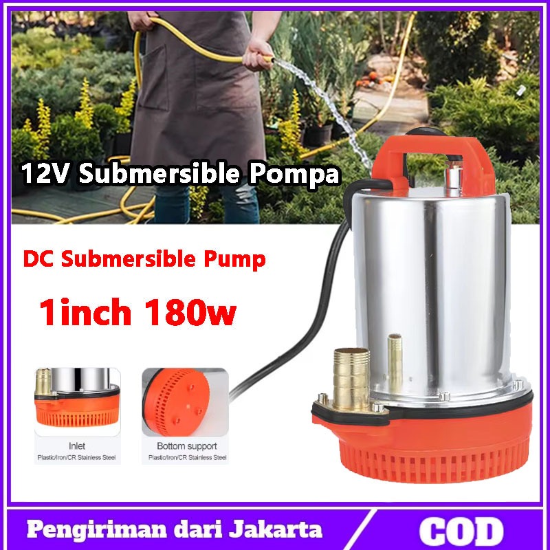 siap - Mesin Pompa Air Kolam Celup Submersible Water Pump Air Celup Pompa Air Celup DC 12 VOLT STAIN