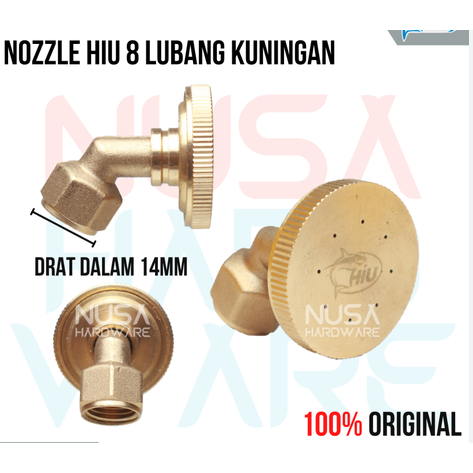 SPUYER KABUT 7 LUBANG KUNINGAN SPUYER KABUT NOZZLE MERK Hiu KABUT NOSEL BENGKOK