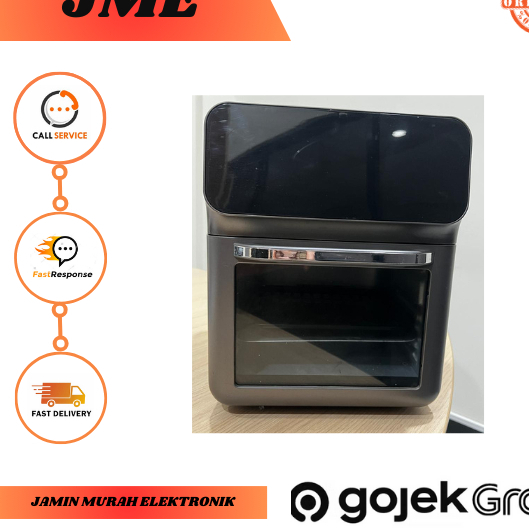 Amoi Air Fryer Oven Electric Fryer Inverter Air Fryer Cooker with LCD Touch Screen Automatic (Second