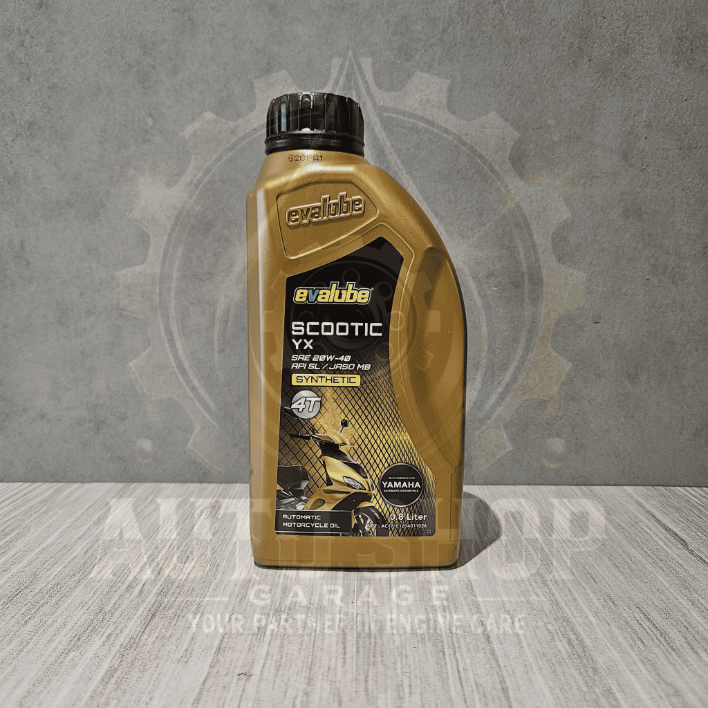 Evalube Scootic YX 20w-40 0.8 Liter - Oli Motor Matic Yamaha
