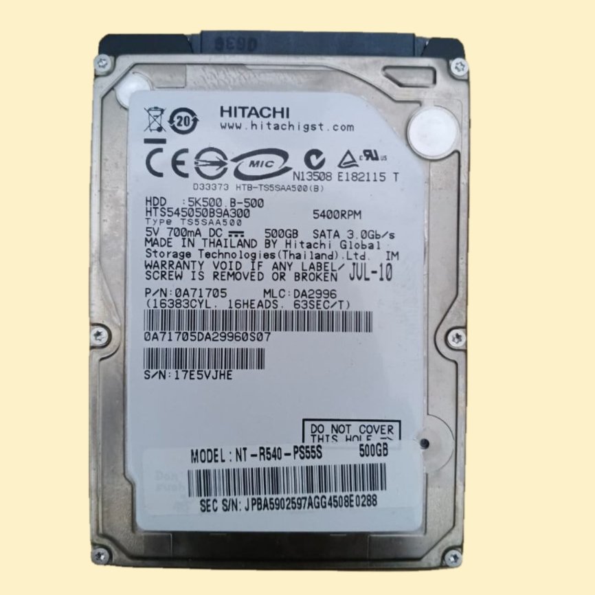 Harddisk Laptop Hitachi 500GB 2.5 inch