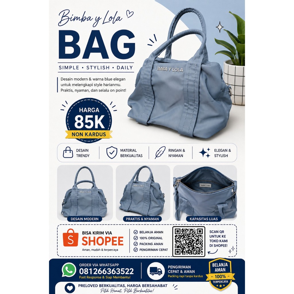 Tas merk Bimba Y Lola - PRELOVED