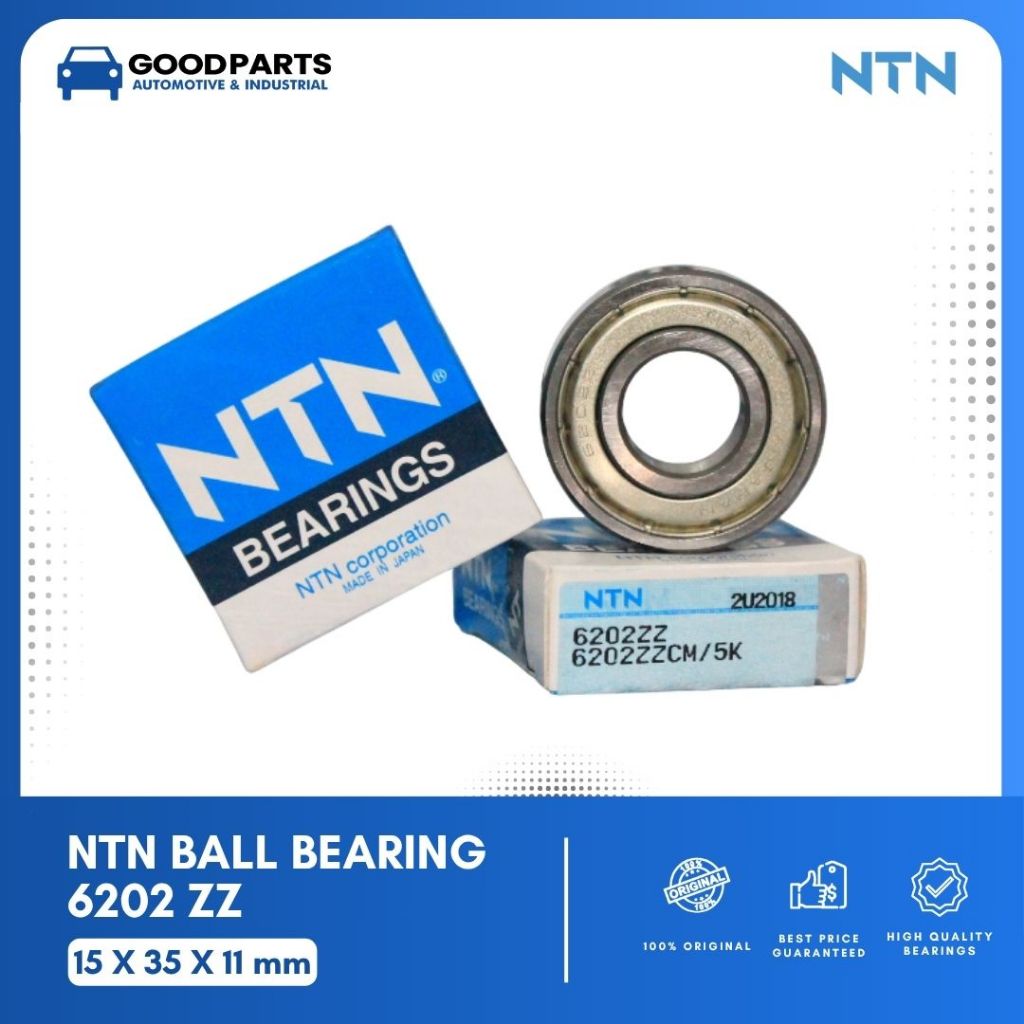 6202 ZZ NTN BALL BEARING (15X35X11)