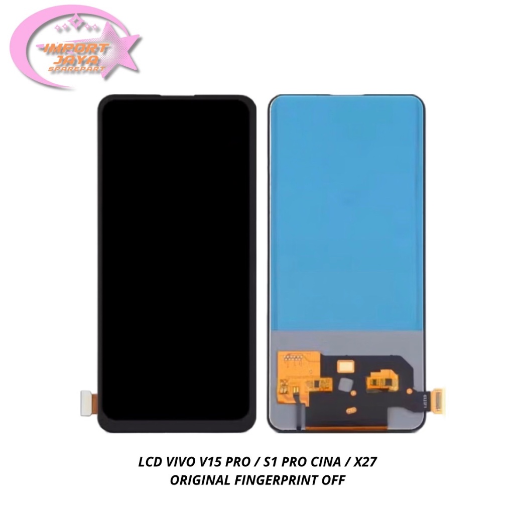 [ORIGINAL] FINGERPRINT OFF LCD VIVO V15 PRO / X27 / S1 PRO / S1PRO ASIA LCD FULLSET