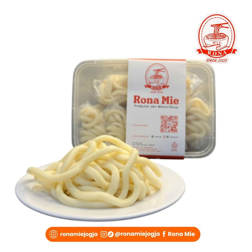 Mie Udon Mentah (Thinwall per pack isi 7 pcs)