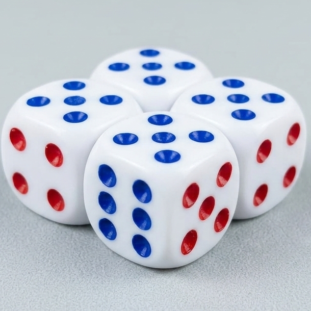 Dadu Mahjong Premium 2x2 cm - 20mm