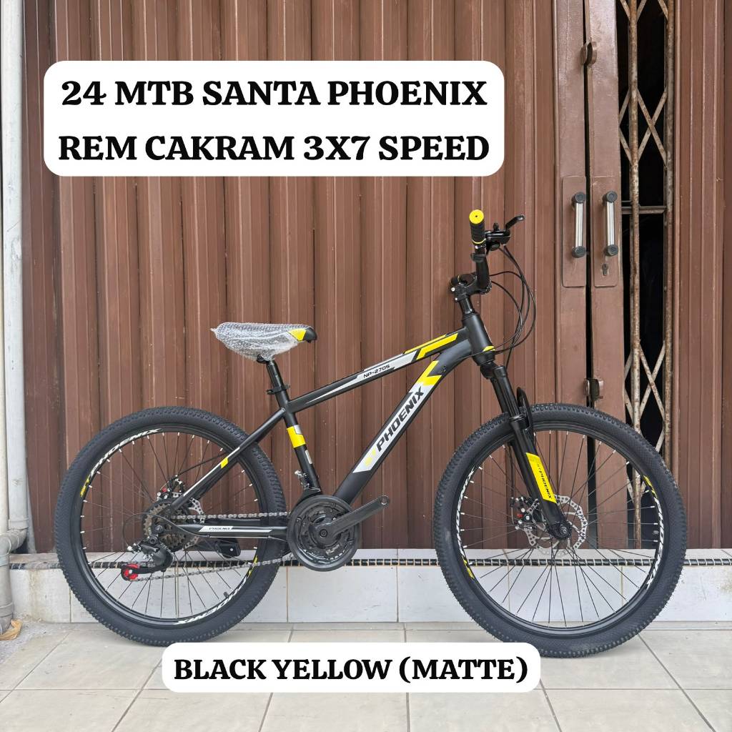 (batam) Sepeda Gunung MTB 24 SANTA PHOENIX Discbrake