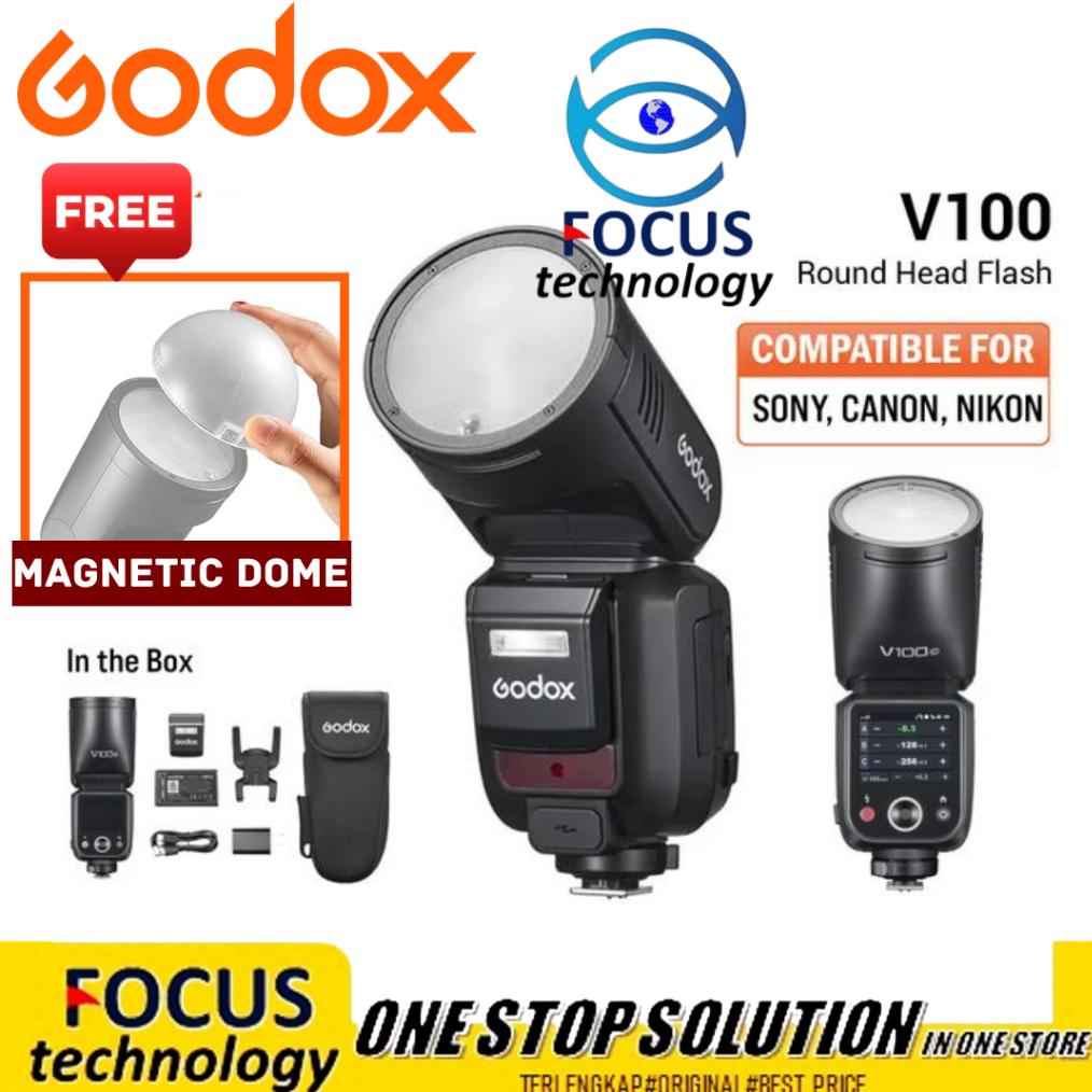 Godox V100 Round Head Flash V-100 Godox Flash