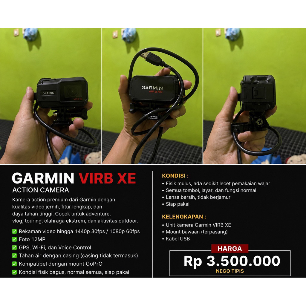 KAMERA GARMIN VIRB XE