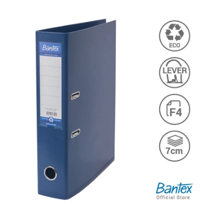 Ordner Bantex F4 Biru 1465-01