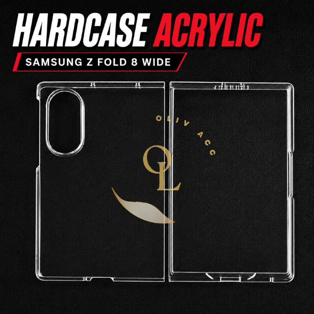 arcylic clear case samsung z fold 8 ultra z fold 8 wide z flip 8 z fold 7 samsung z flip 7 casing hp