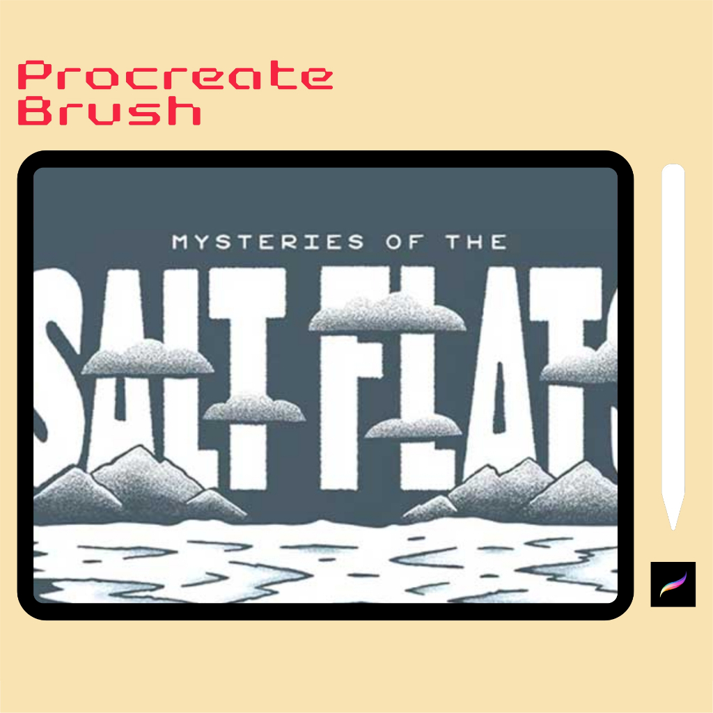 Procreate Brush -  CreativeMarket 15 Procreate Gritty Stamps