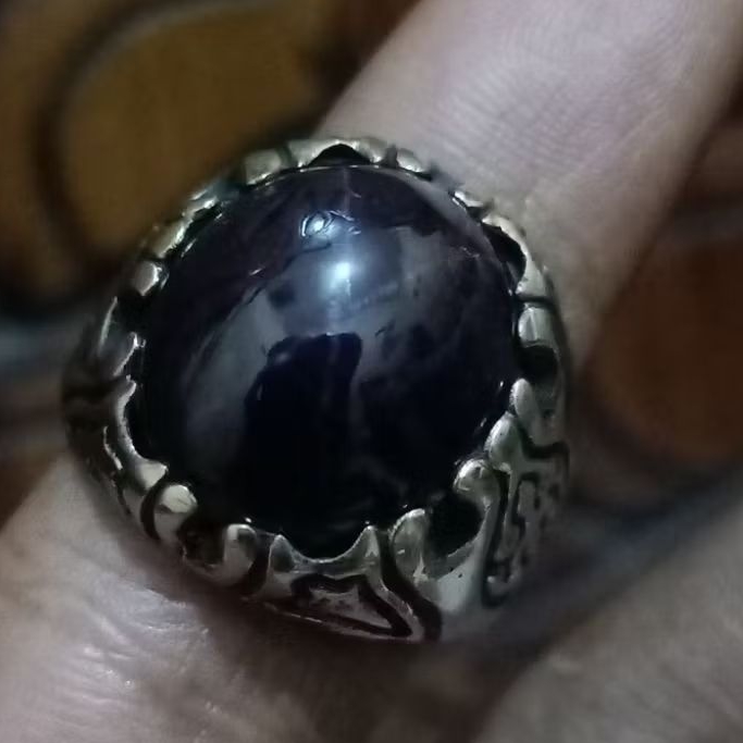 natural red garnet star